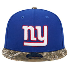 New Era New York Giants Royal Active Two-Tone Camo 59FIFTY Fitted Hat | NFL