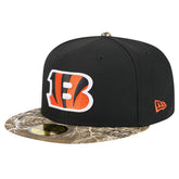 New Era Cincinnati Bengals Black Active Two-Tone Camo 59FIFTY Fitted Hat | NFL