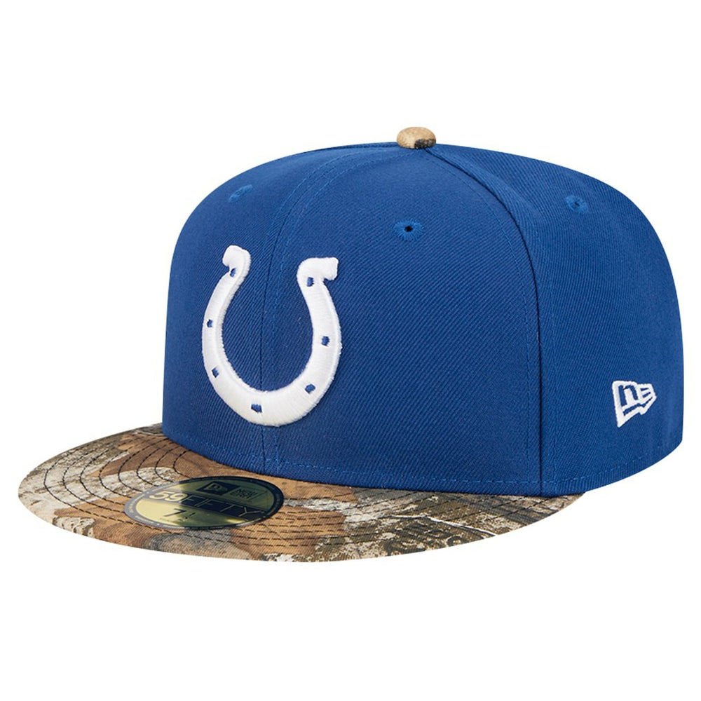 New Era Indianapolis Colts Royal Active Two-Tone Camo 59FIFTY Fitted Hat | NFL
