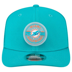 Miami Dolphins New Era Adventure Patched 9SEVENTY Stretch-Snap Adjustable Hat Aqua | NFL