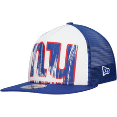 New Era New York Giants Distressed 9FIFTY A-Frame Snapback Hat White/Royal | NFL