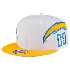 Los Angeles Chargers New Era Helmet 9FIFTY Snapback Hat White | NFL