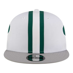New York Jets New Era Throwback Helmet 9FIFTY Snapback Hat White | NFL
