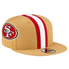 San Francisco 49ers New Era Helmet 9FIFTY Snapback Hat Gold | NFL