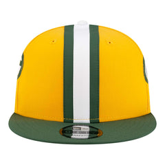 Green Bay Packers New Era Helmet 9FIFTY Snapback Hat Gold | NFL