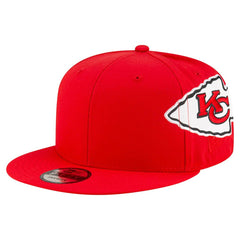 Kansas City Chiefs New Era Helmet 9FIFTY Snapback Hat Red | NFL