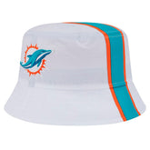 Miami Dolphins New Era Helmet Bucket Hat White | NFL