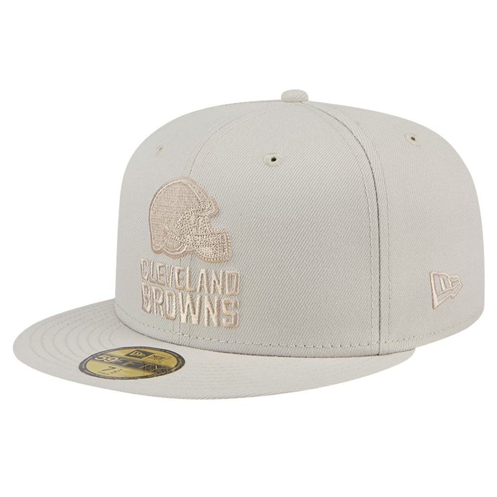 Cleveland Browns New Era Color Pack 59FIFTY Fitted Hat Stone | NFL