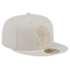 Cleveland Browns New Era Color Pack 59FIFTY Fitted Hat Stone | NFL