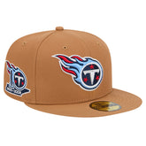 Tennessee Titans New Era Color Pack 59FIFTY Fitted Hat with Side Patch Tan | NFL