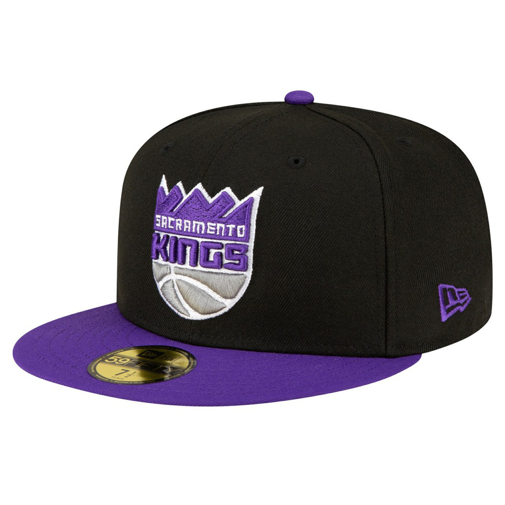 Sacramento Kings 2-Tone 59FIFTY Fitted Hat Black/Purple - NBA
