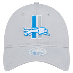 Detroit Lions New Era Women's Throwback Main Core Classic 2.0 9TWENTY Adjustable Hat Silver | NFL