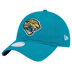 Jacksonville Jaguars New Era Women's Throwback Main Core Classic 2.0 9TWENTY Adjustable Hat Teal | NFL