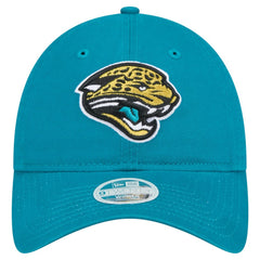 Jacksonville Jaguars New Era Women's Throwback Main Core Classic 2.0 9TWENTY Adjustable Hat Teal | NFL
