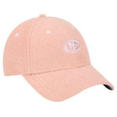 San Francisco 49ers New Era Women's Cozy Sherpa 9FORTY Adjustable Hat Light Pink | NFL