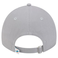Miami Dolphins New Era Women's Main 9TWENTY Adjustable Hat Gray | NFL