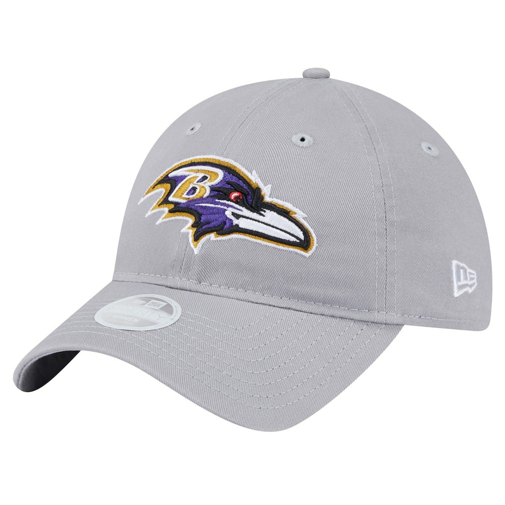 Baltimore Ravens New Era Women's Main 9TWENTY Adjustable Hat Gray | NFL