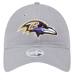 Baltimore Ravens New Era Women's Main 9TWENTY Adjustable Hat Gray | NFL