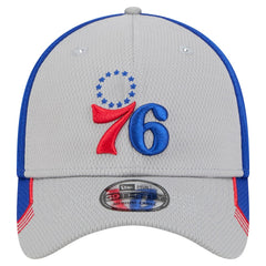 Philadelphia 76ers Active Trim 39THIRTY Flex Hat Gray/Royal - NBA