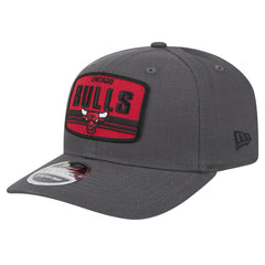 Chicago Bulls Team Elevated Patch 9SEVENTY Adjustable Hat Graphite - NBA