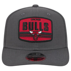 Chicago Bulls Team Elevated Patch 9SEVENTY Adjustable Hat Graphite - NBA