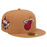 Miami Heat Color Pack 59FIFTY Fitted Hat Tan - NBA