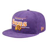 Phoenix Suns Throwback Display Corduroy 9FIFTY Snapback Hat Purple - NBA