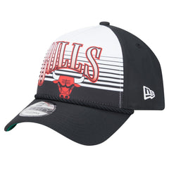 Chicago Bulls Black Throwback Gradient A-Frame 9FORTY Adjustable Hat - NBA