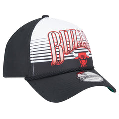 Chicago Bulls Black Throwback Gradient A-Frame 9FORTY Adjustable Hat - NBA