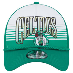 Boston Celtics Kelly Green Throwback Gradient A-Frame 9FORTY Adjustable Hat - NBA