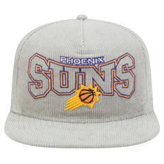 Phoenix Suns Throwback Corduroy Golfer Snapback Hat Gray - NBA