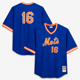 Dwight Gooden New York Mets Profile Big & Tall Cooperstown Collection Mesh Batting Practice Jersey - MLB