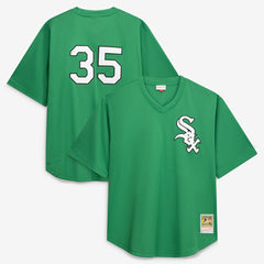 Frank Thomas Chicago White Sox Profile Big & Tall Cooperstown Collection Mesh Batting Practice Jersey - MLB