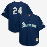 Seattle Mariners Mitchell & Ness Big & Tall Cooperstown Collection Mesh Batting Practice Jersey - MLB