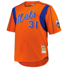 Mike Piazza New York Mets Mitchell & Ness Big & Tall Cooperstown Mesh Batting Practice Jersey - MLB