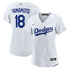 Yoshinobu Yamamoto Los Angeles Dodgers Nike Women's Home Replica Player Jersey - MLB