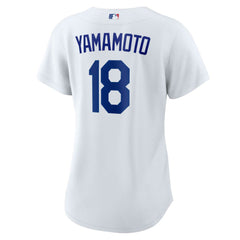 Yoshinobu Yamamoto Los Angeles Dodgers Nike Women's Home Replica Player Jersey - MLB