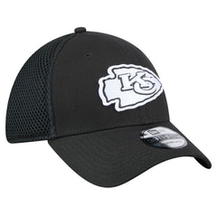 New Era Kansas City Chiefs Black Main Neo 39THIRTY Flex Hat | NFL