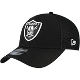 New Era Las Vegas Raiders Black Main Neo 39THIRTY Flex Hat | NFL