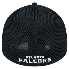 New Era Atlanta Falcons Black Main Neo 39THIRTY Flex Hat | NFL