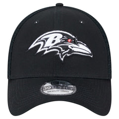 New Era Baltimore Ravens Black Main Neo 39THIRTY Flex Hat | NFL