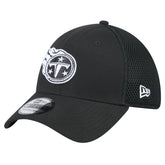 New Era Tennessee Titans Black Main Neo 39THIRTY Flex Hat | NFL