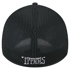 New Era Tennessee Titans Black Main Neo 39THIRTY Flex Hat | NFL