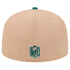 Philadelphia Eagles New Era Logo Main 59FIFTY Fitted Hat Tan | NFL