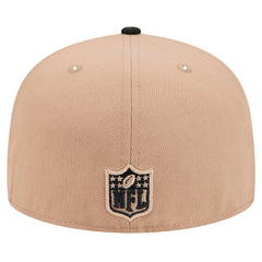 Pittsburgh Steelers New Era Logo Main 59FIFTY Fitted Hat Tan | NFL