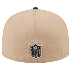 Houston Texans New Era Logo Main 59FIFTY Fitted Hat Tan | NFL