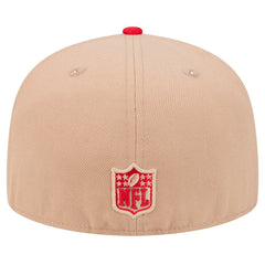San Francisco 49ers New Era Logo Main 59FIFTY Fitted Hat Tan | NFL
