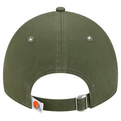 Cleveland Browns New Era Main 9TWENTY Adjustable Hat Olive | NFL