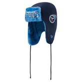 Tennessee Titans New Era Helmet Head Trapper Knit Hat Navy | NFL