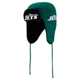 New York Jets New Era Helmet Head Trapper Knit Hat Green | NFL
